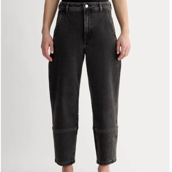 EUC Everlane Barrel Jeans 26R washed black - Picture 2 of 8